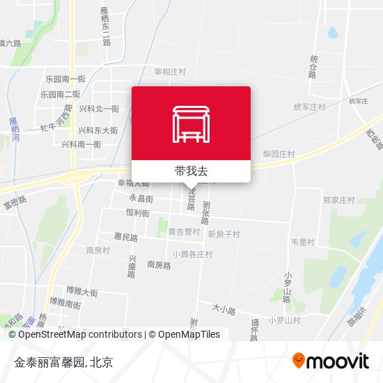 金泰丽富馨园地图