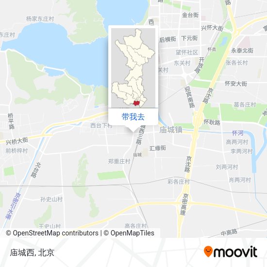 庙城西地图