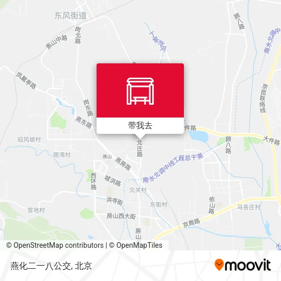 燕化二一八公交地图