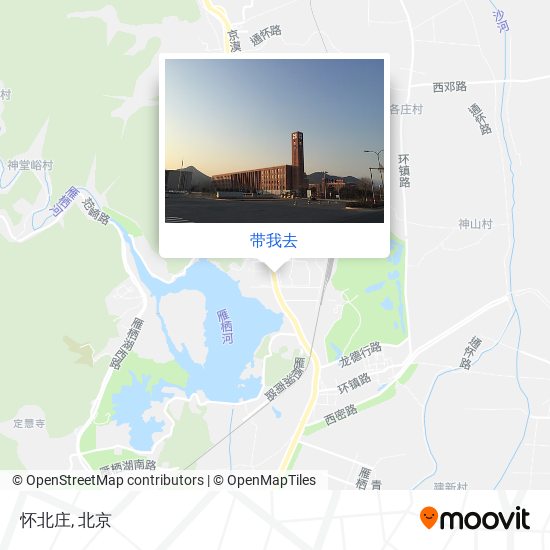 怀北庄地图