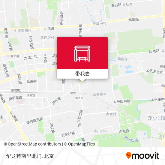 华龙苑南里北门地图