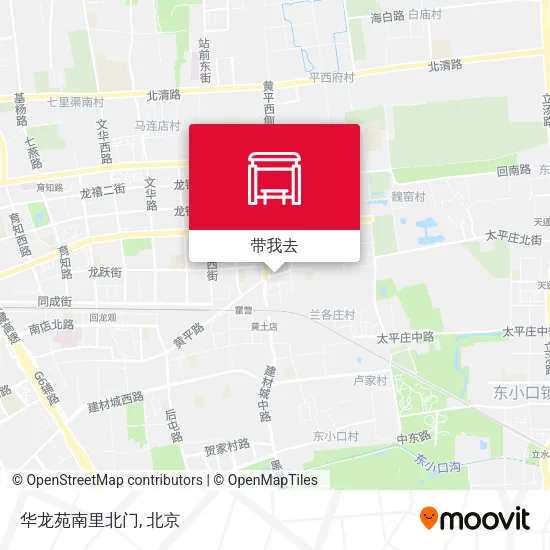 华龙苑南里北门地图