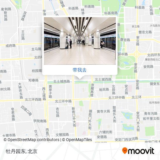 牡丹园东地图