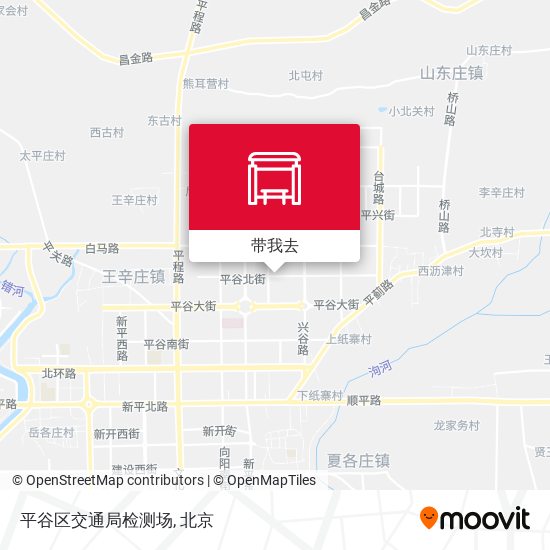 平谷区交通局检测场地图