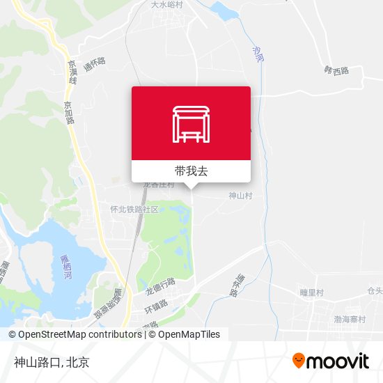 神山路口地图