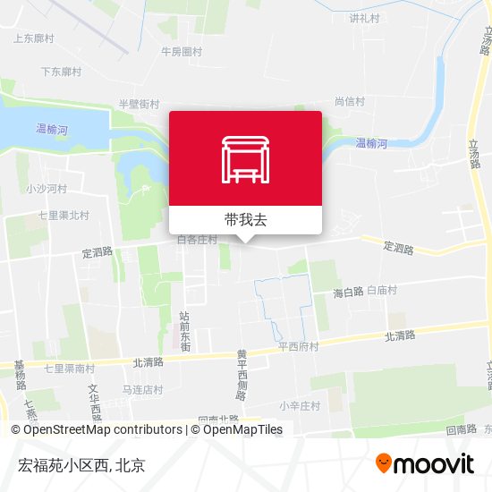 宏福苑小区西地图