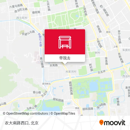 农大南路西口地图