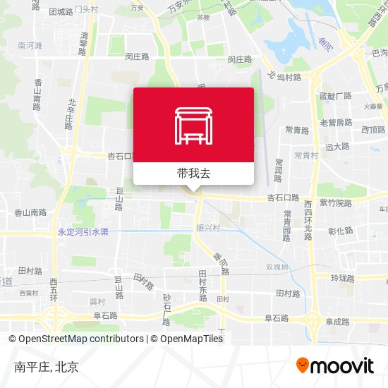 南平庄地图