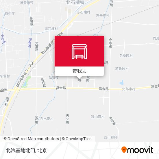 北汽基地北门地图