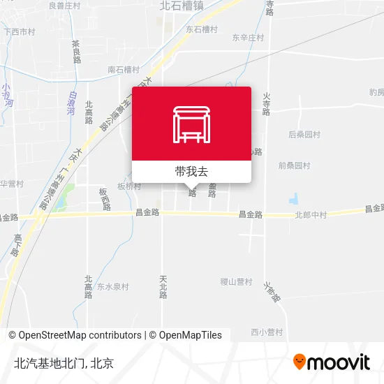 北汽基地北门地图