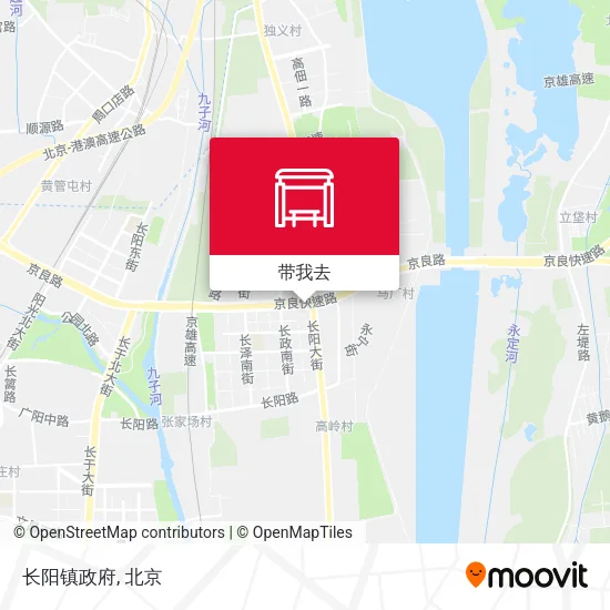 长阳镇政府地图