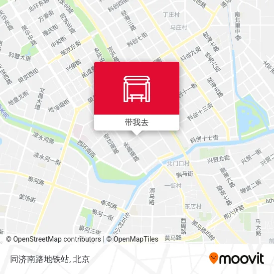 同济南路地铁站地图