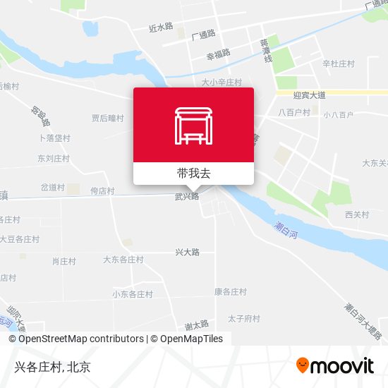 兴各庄村地图