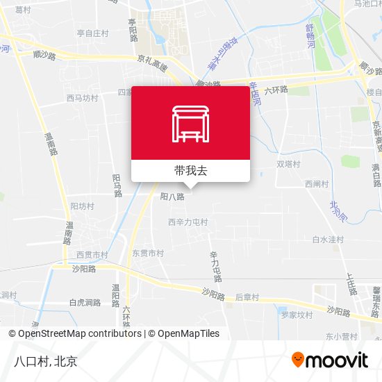 八口村地图