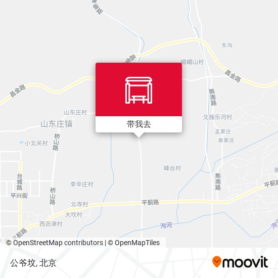 公爷坟地图