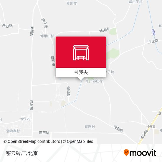 密云砖厂地图