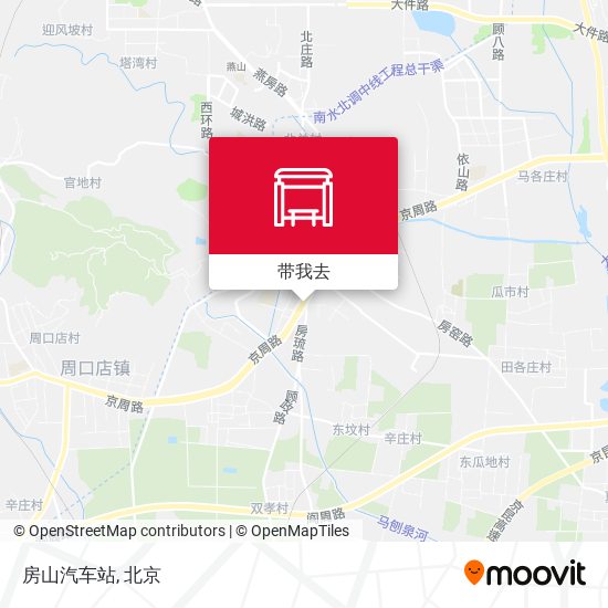 房山汽车站地图