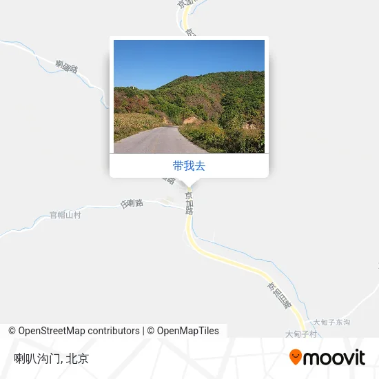 喇叭沟门地图