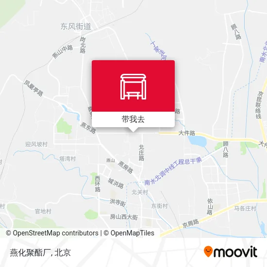 燕化聚酯厂地图