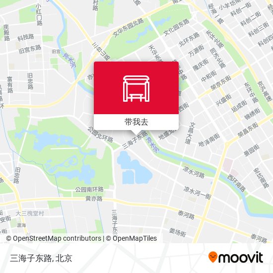 三海子东路地图