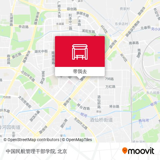 中国民航管理干部学院地图