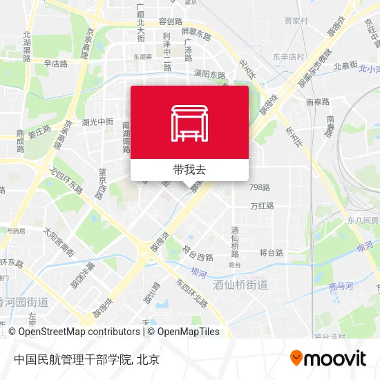 中国民航管理干部学院地图