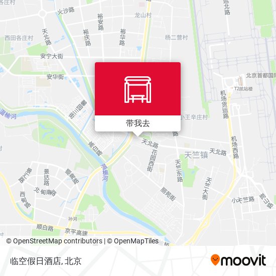 临空假日酒店地图