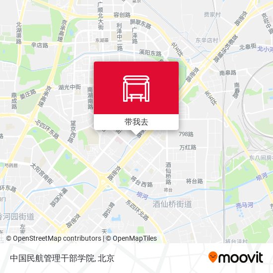 中国民航管理干部学院地图