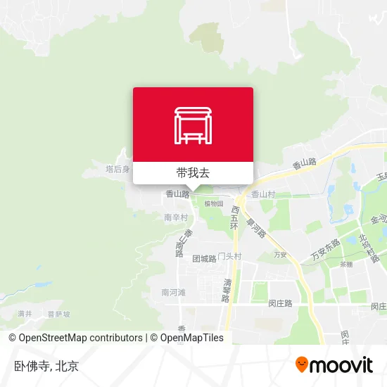 卧佛寺地图
