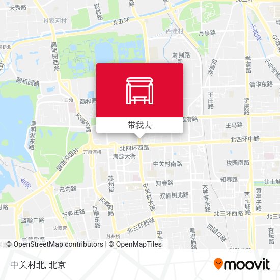 中关村北地图