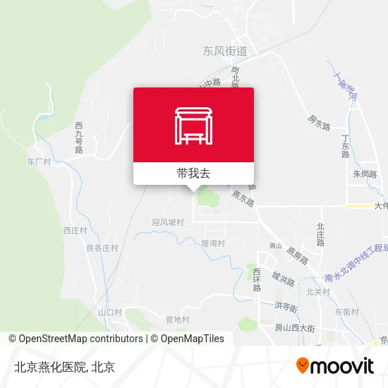 北京燕化医院地图