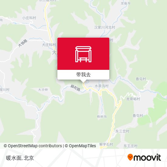 暖水面地图