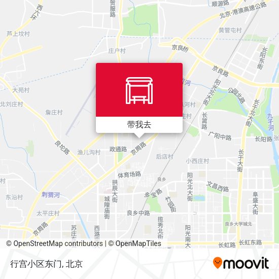 行宫小区东门地图