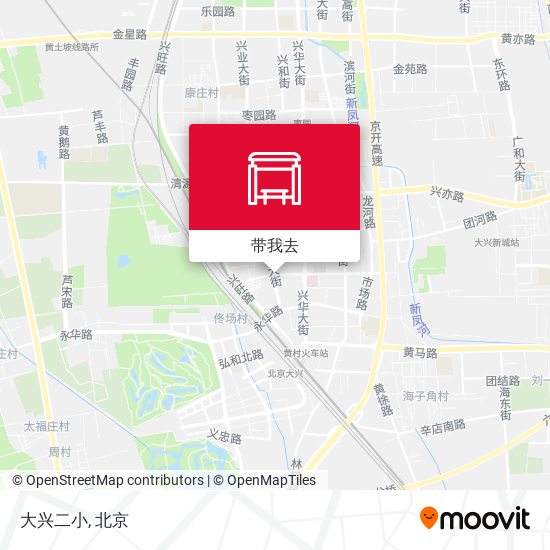 大兴二小地图