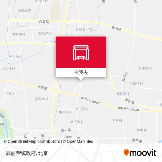 高丽营镇政府地图