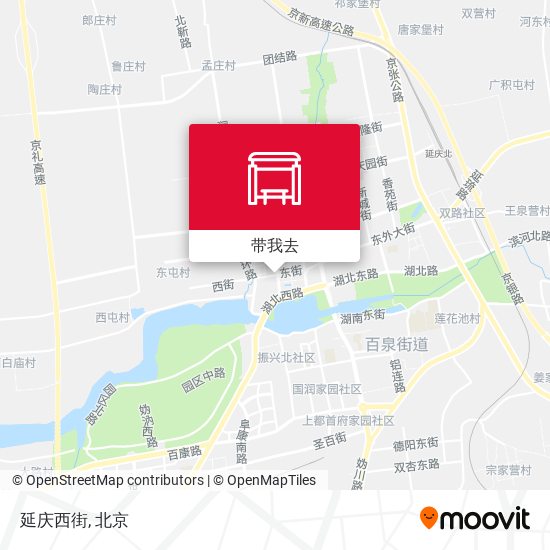 延庆西街地图