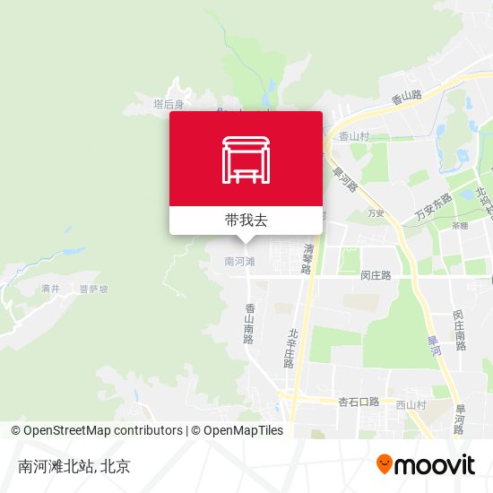 南河滩北站地图