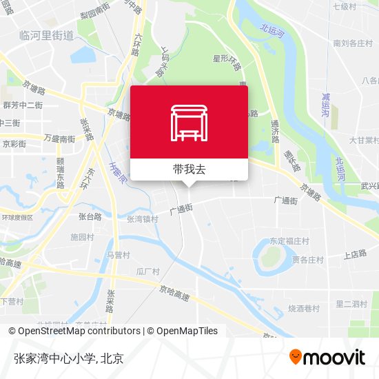 张家湾中心小学地图