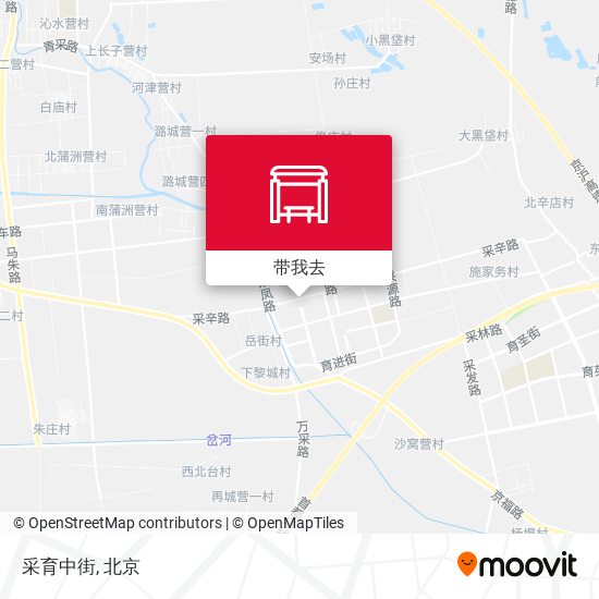 采育中街地图