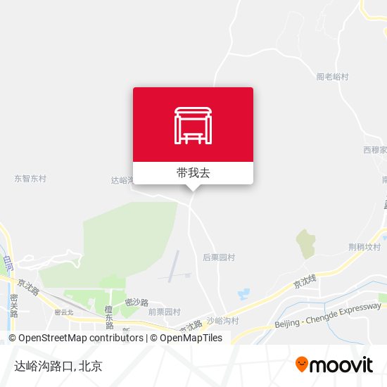达峪沟路口地图