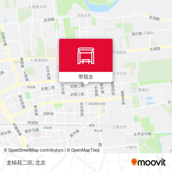 龙锦苑二区地图