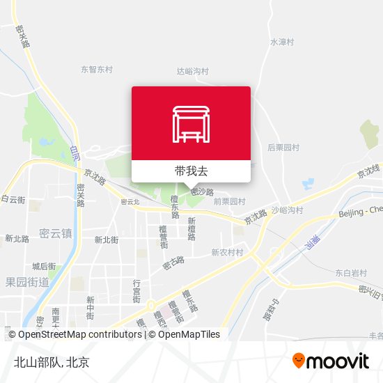 北山部队地图