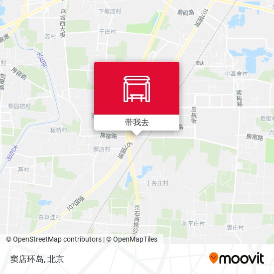 窦店环岛地图
