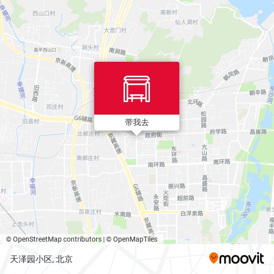 天泽园小区地图
