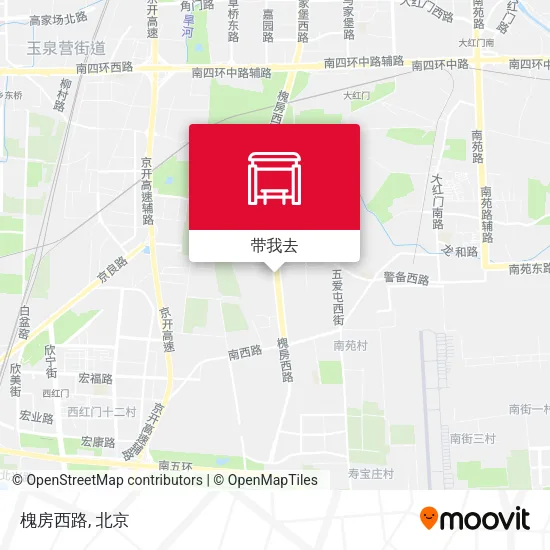 槐房西路地图