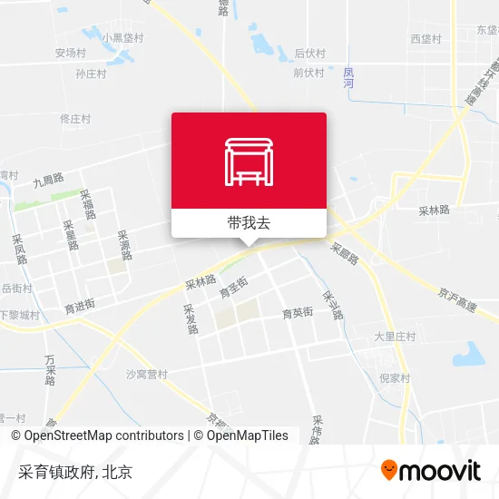 采育镇政府地图