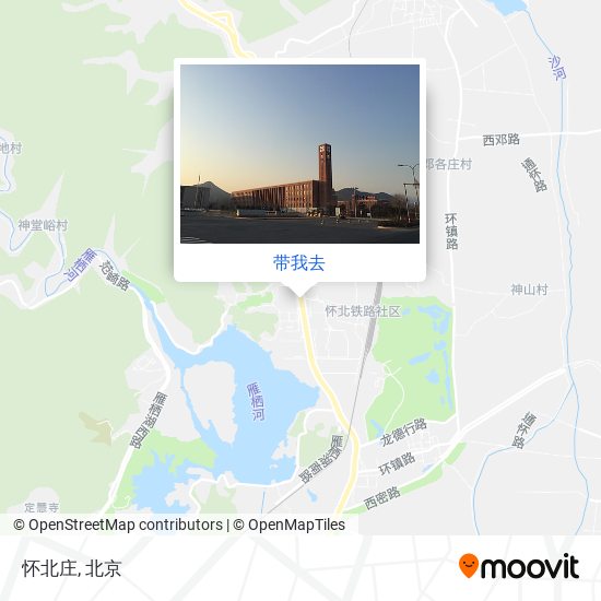 怀北庄地图