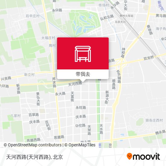 天河西路地图