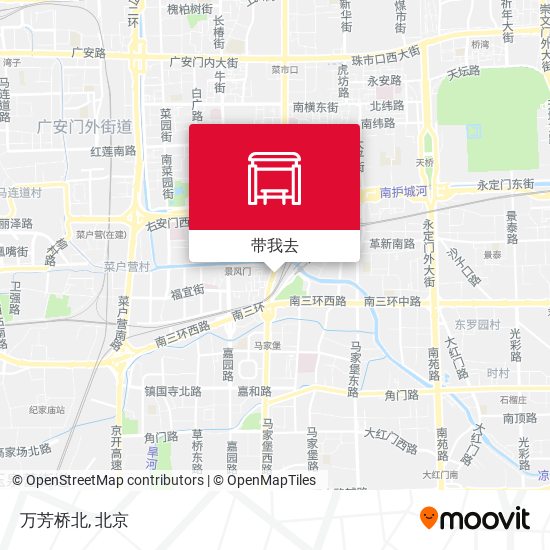 万芳桥北地图