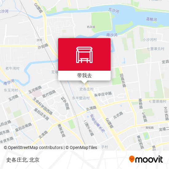 史各庄北地图